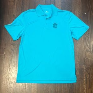 ShopRite LPGA Classic Aqua/Turqoise Polo - Level Wear Brand - Size Men’s Large
